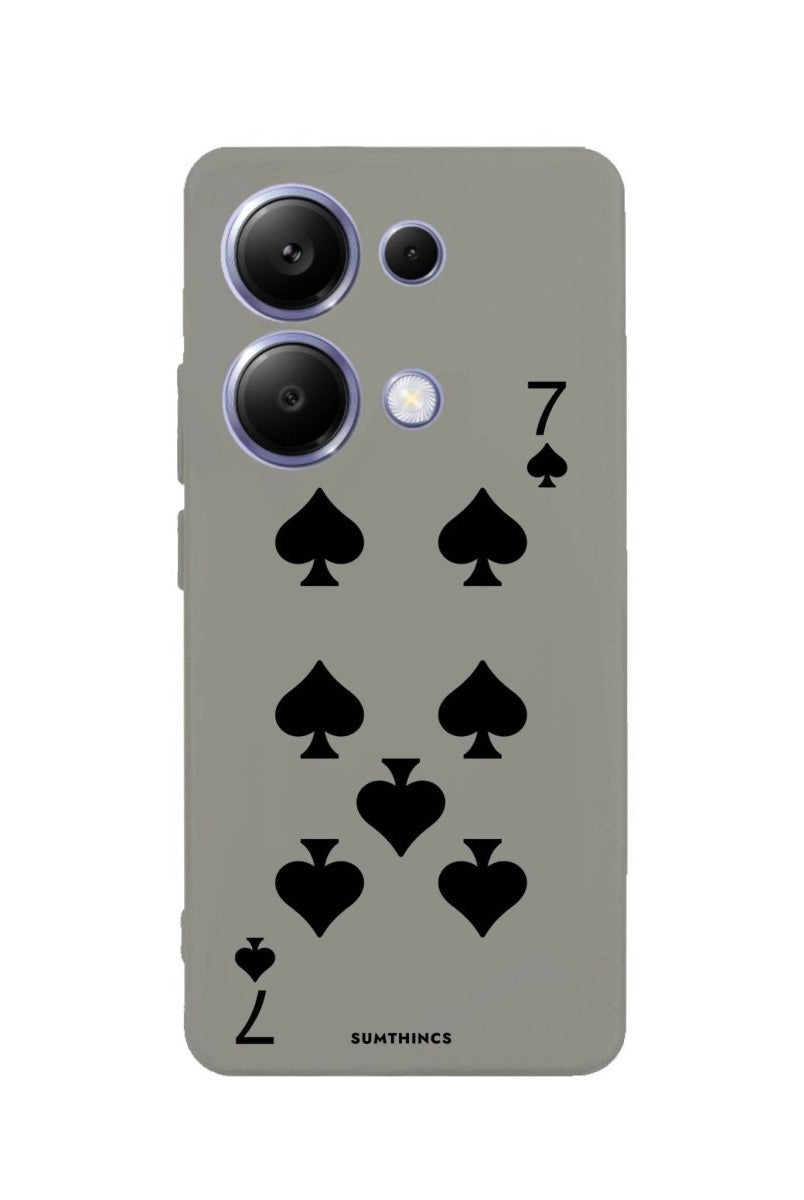 Xiaomi Redmi 13 Spade7 Premium Telefon Kılıfı Gri - SUMTHINCS