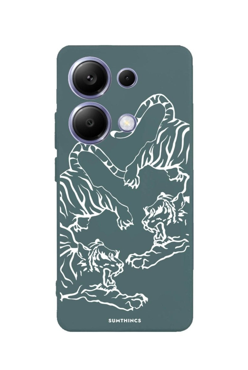 Xiaomi Redmi 13 Tigers Premium Telefon Kılıfı - SUMTHINCS