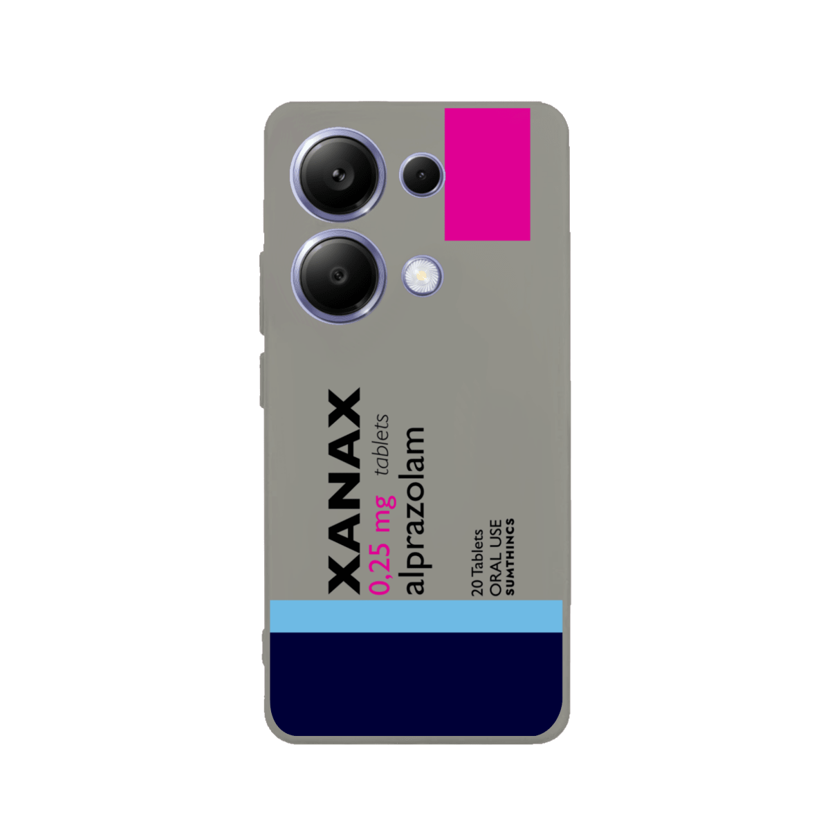 Xiaomi Redmi Note 12 Xanax Premium Telefon Kılıfı Gri - Sumthincs