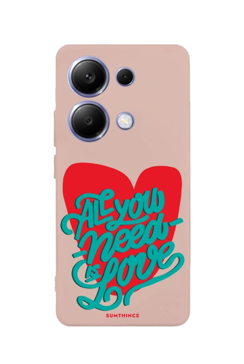 Xiaomi Redmi Note 13 All You Need Is Love Premium Telefon Kılıfı - SUMTHINCS