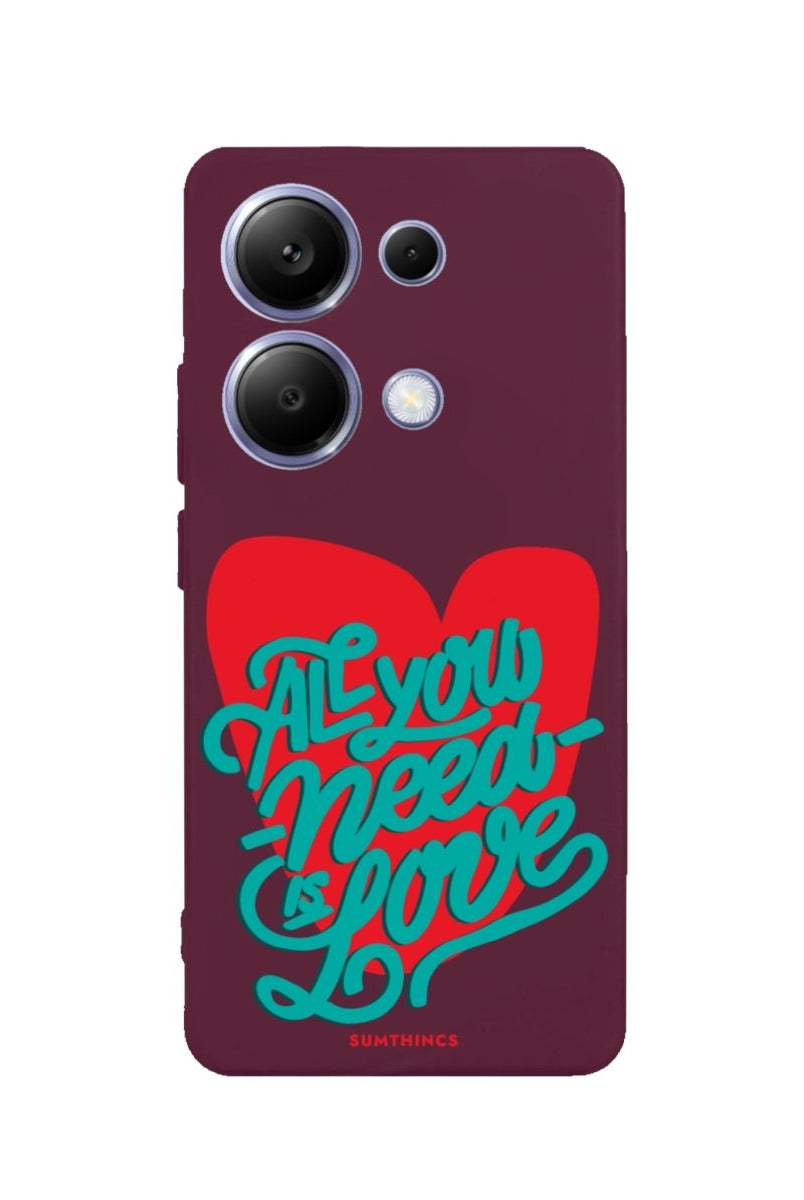 Xiaomi Redmi Note 13 All You Need Is Love Premium Telefon Kılıfı - SUMTHINCS