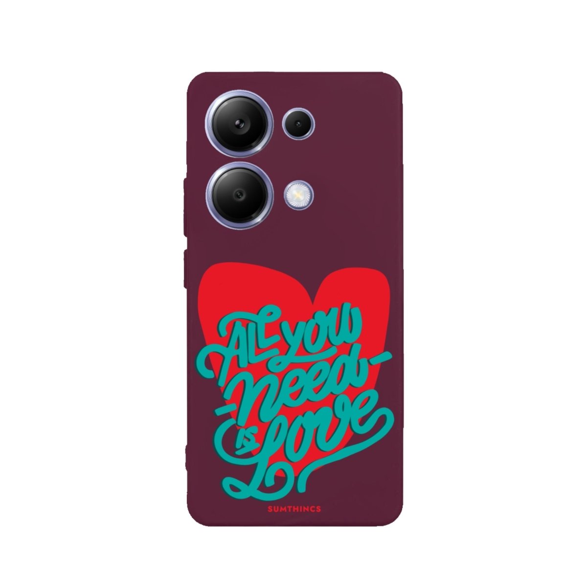 Xiaomi Redmi Note 13 All You Need Is Love Premium Telefon Kılıfı - SUMTHINCS