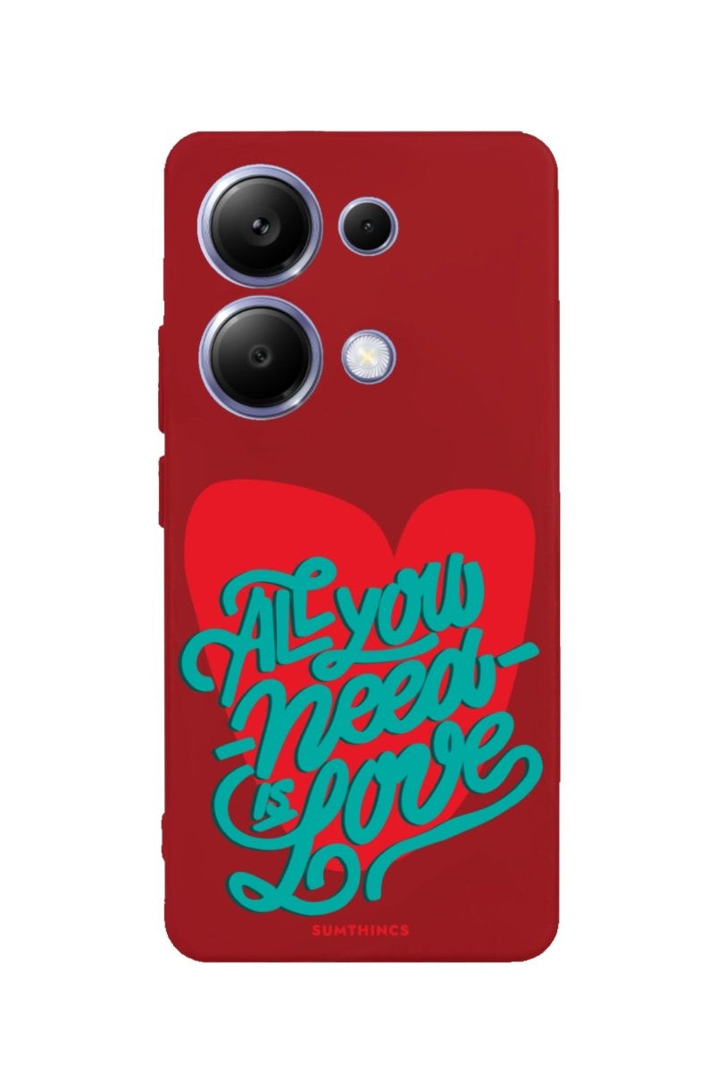 Xiaomi Redmi Note 13 All You Need Is Love Premium Telefon Kılıfı - SUMTHINCS
