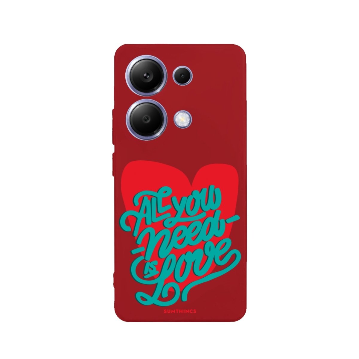Xiaomi Redmi Note 13 All You Need Is Love Premium Telefon Kılıfı - SUMTHINCS