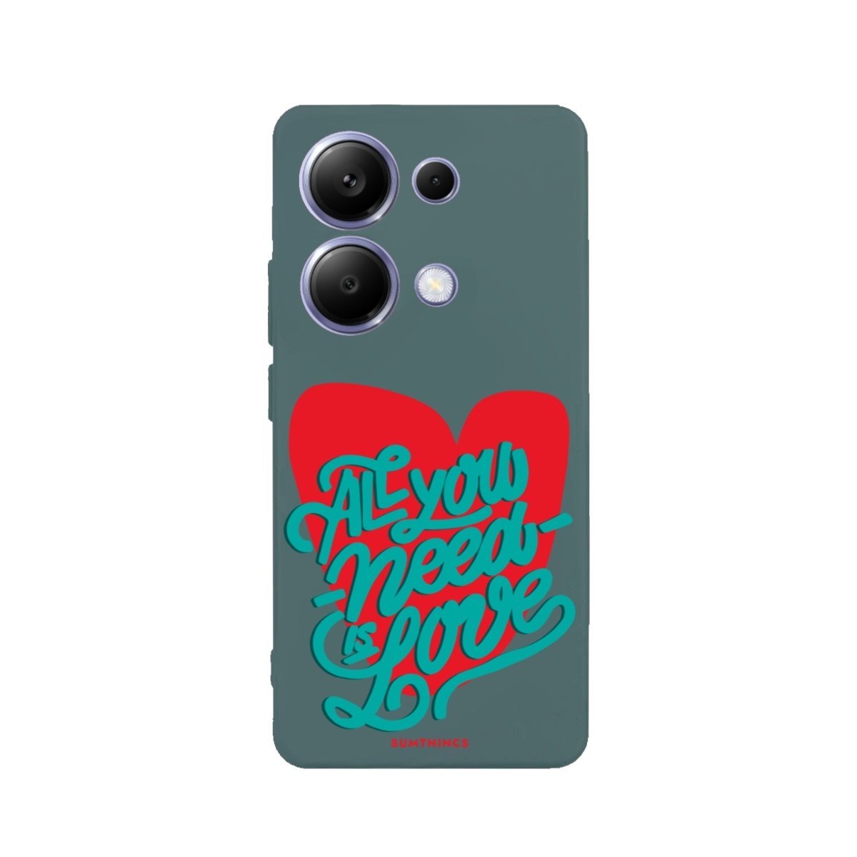 Xiaomi Redmi Note 13 All You Need Is Love Premium Telefon Kılıfı - SUMTHINCS