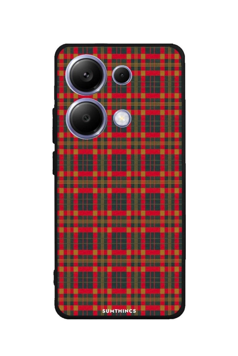 Xiaomi Redmi Note 13 Christmas Plaid Premium Telefon Kılıfı - SUMTHINCS
