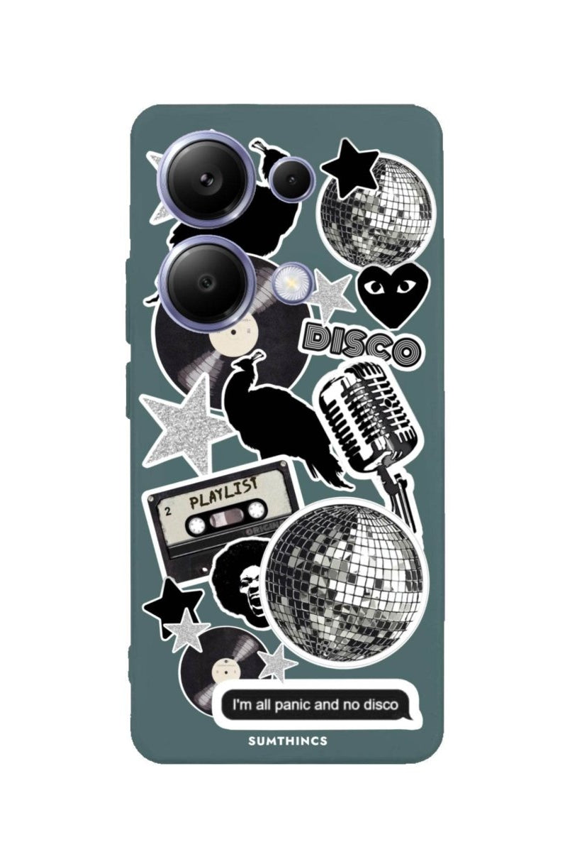 Xiaomi Redmi Note 13 Disco Stickers Premium Telefon Kılıfı - SUMTHINCS