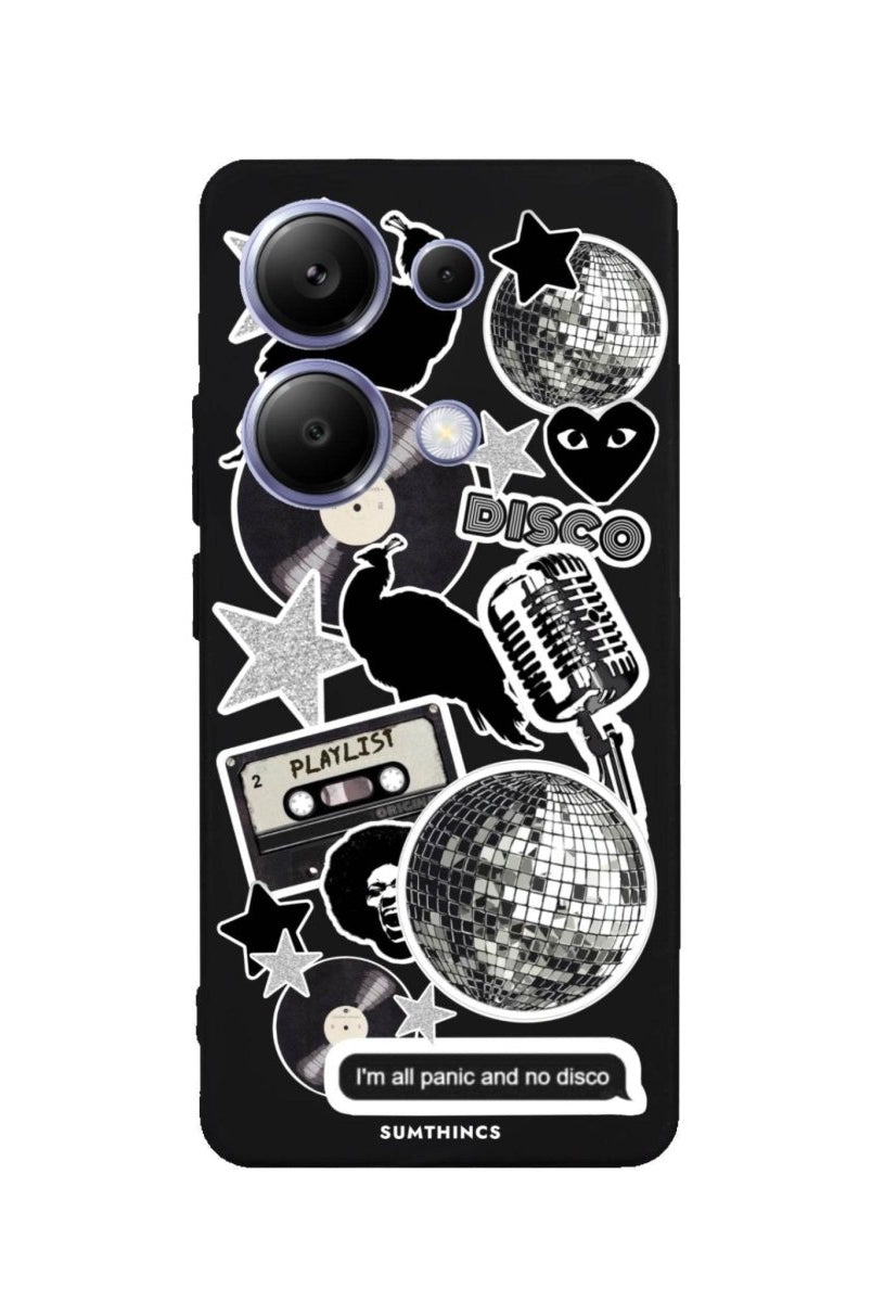 Xiaomi Redmi Note 13 Disco Stickers Premium Telefon Kılıfı - SUMTHINCS