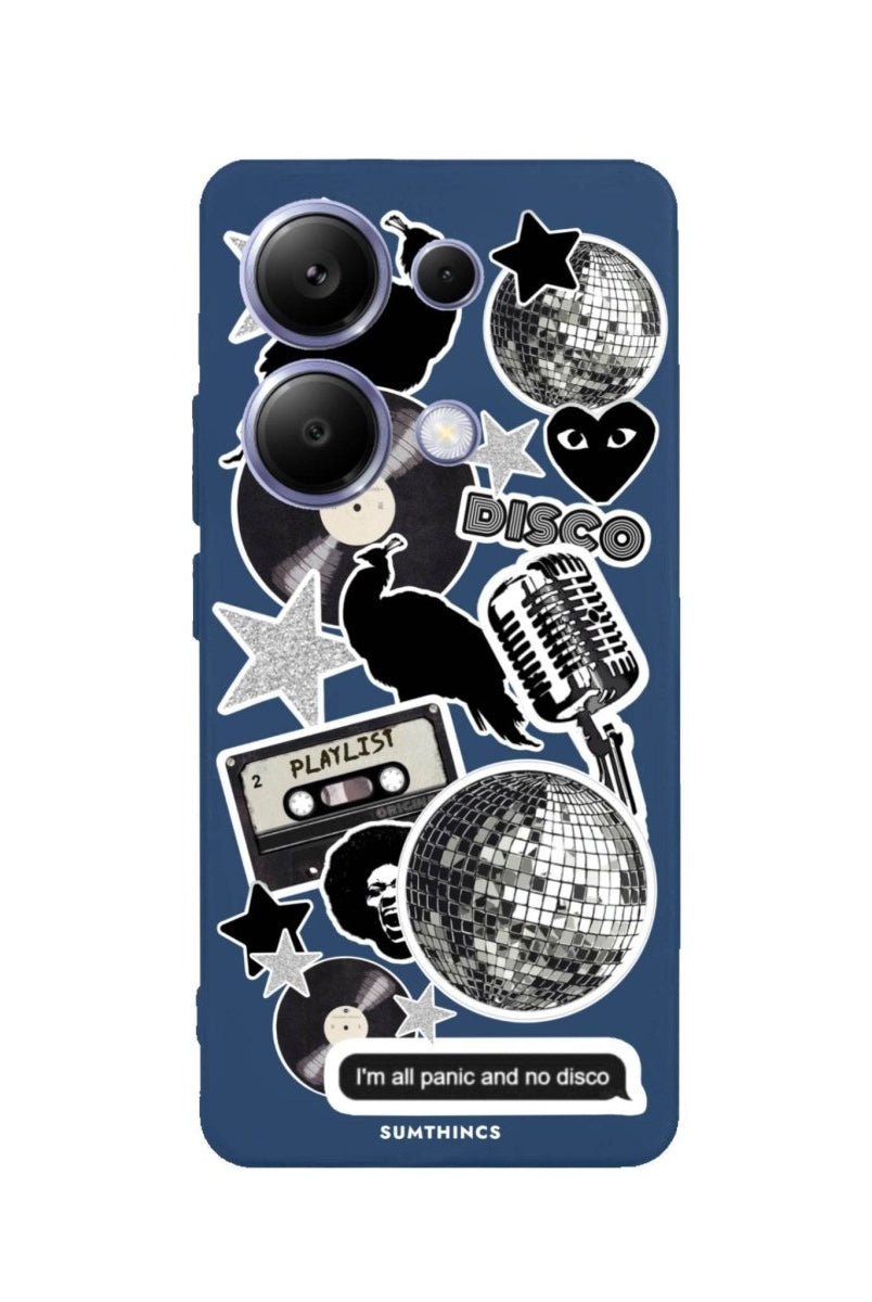 Xiaomi Redmi Note 13 Disco Stickers Premium Telefon Kılıfı - SUMTHINCS