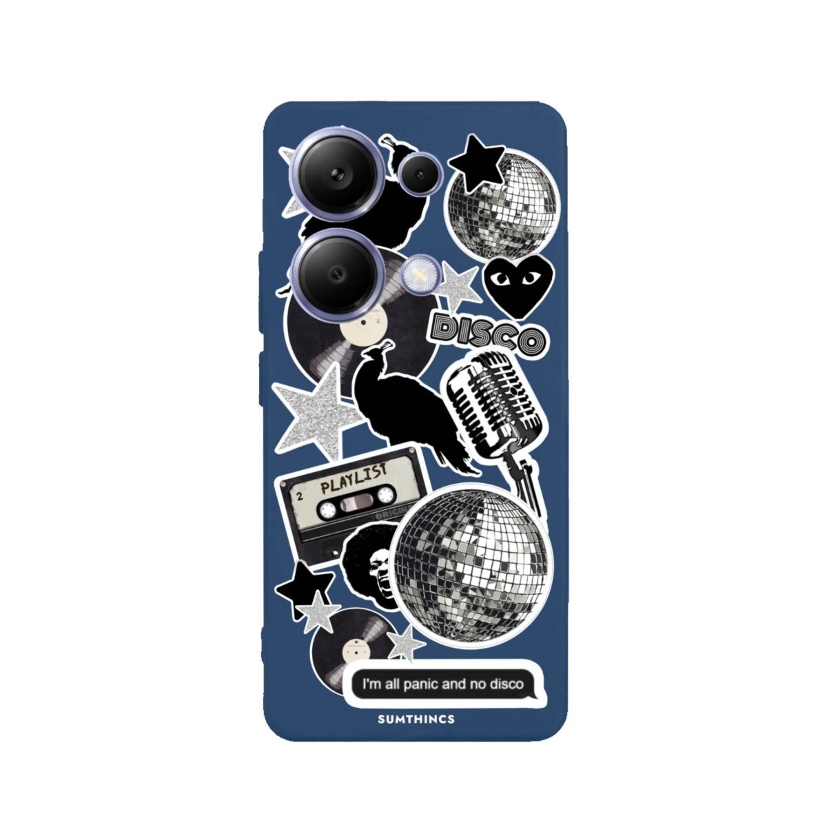 Xiaomi Redmi Note 13 Disco Stickers Premium Telefon Kılıfı - SUMTHINCS