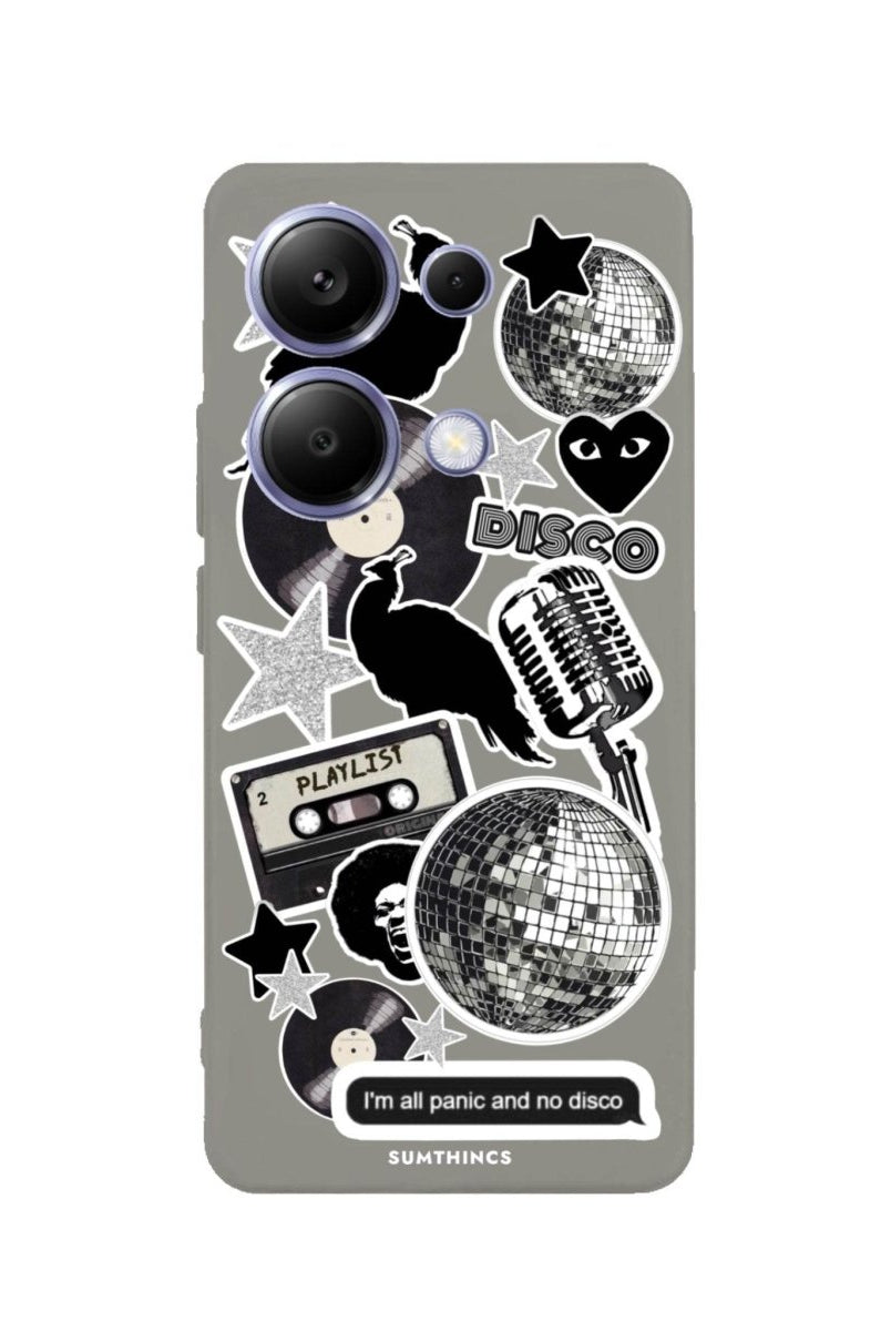 Xiaomi Redmi Note 13 Disco Stickers Premium Telefon Kılıfı - SUMTHINCS