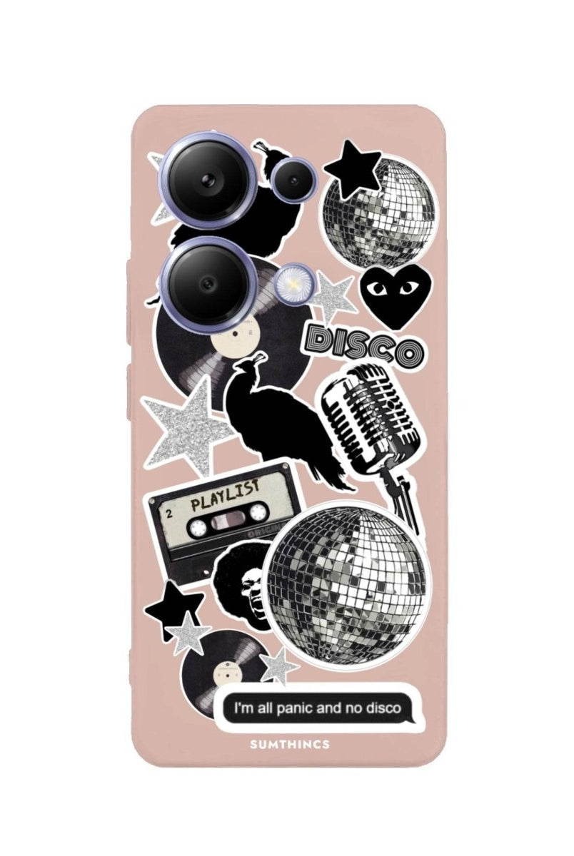 Xiaomi Redmi Note 13 Disco Stickers Premium Telefon Kılıfı - SUMTHINCS