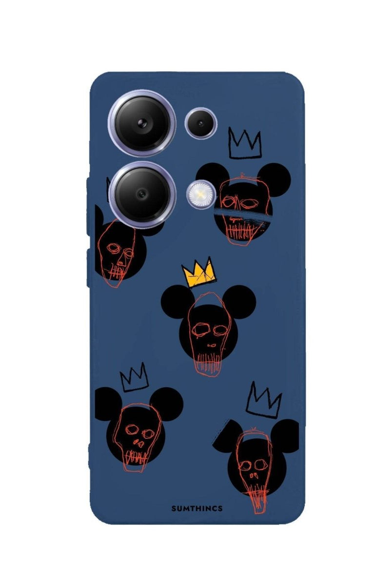 Xiaomi Redmi Note 13 Mickeys Midnight Premium Telefon Kılıfı Pasifik Mavi - SUMTHINCS