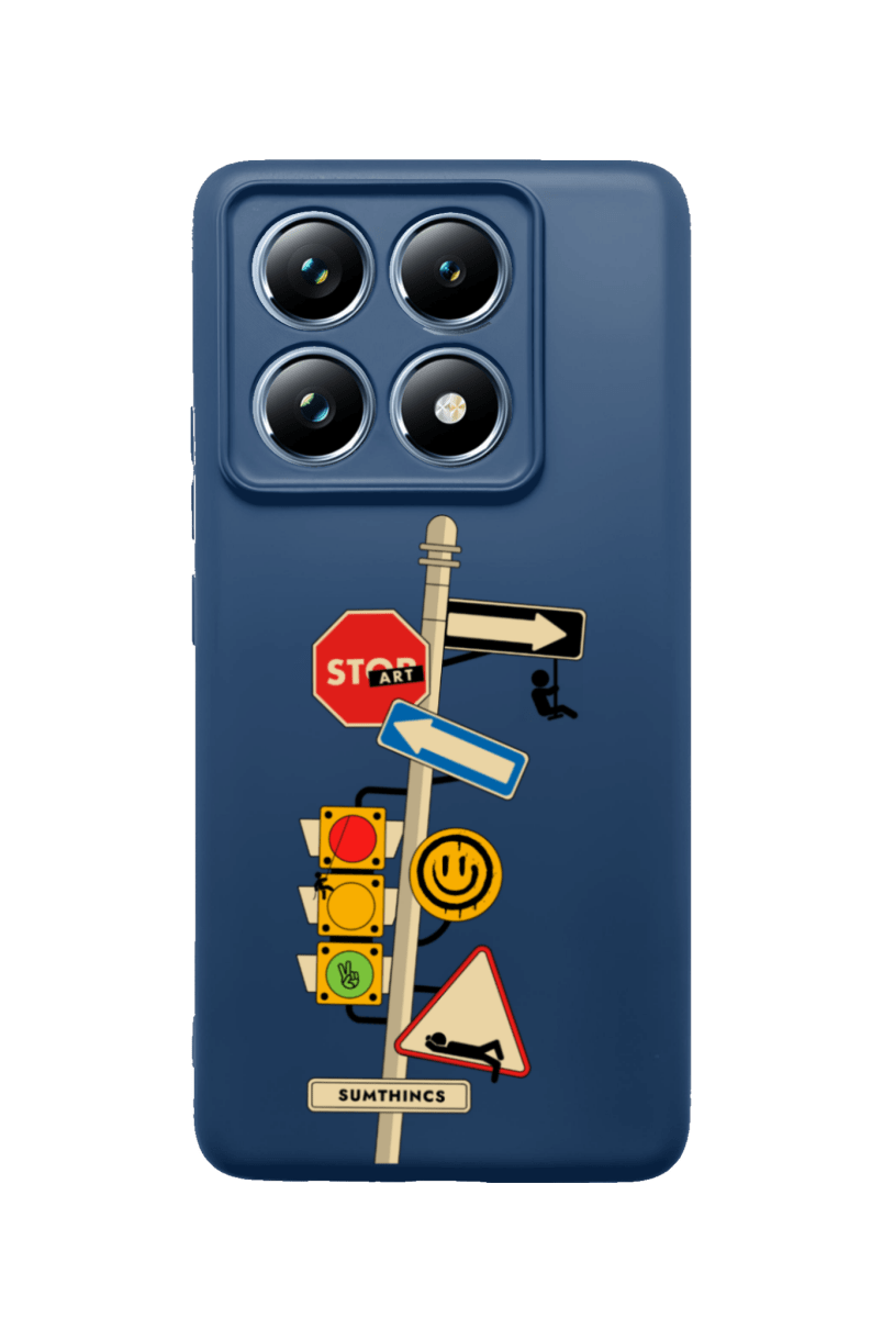 Xiaomi Redmi Note 14 Crossroad Premium Telefon Kılıfı Pasifik Mavi - SUMTHINCS