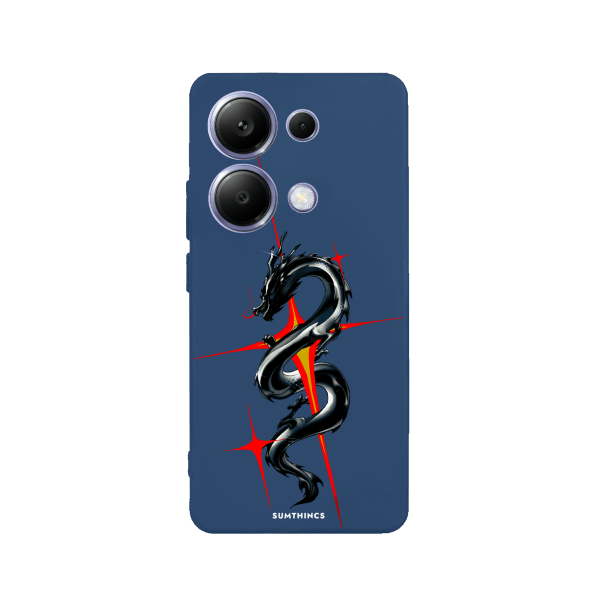 Xiaomi Redmi Note 14 Dragonflare Premium Telefon Kılıfı Pasifik Mavi - SUMTHINCS