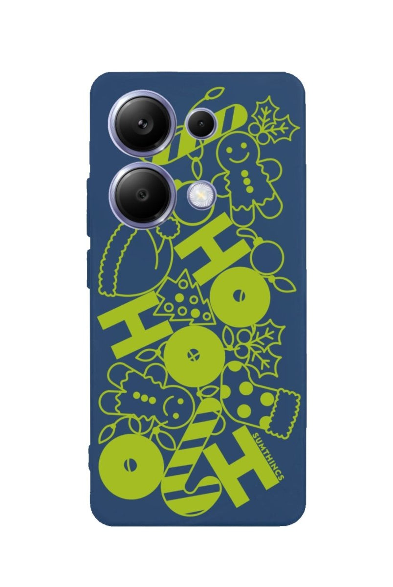 Xiaomi Redmi Note 14 HoHoHo Premium Telefon Kılıfı Pasifik Mavi - SUMTHINCS