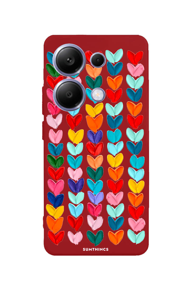 Xiaomi Redmi Note 14 Lovestorm Premium Telefon Kılıfı Kırmızı - SUMTHINCS