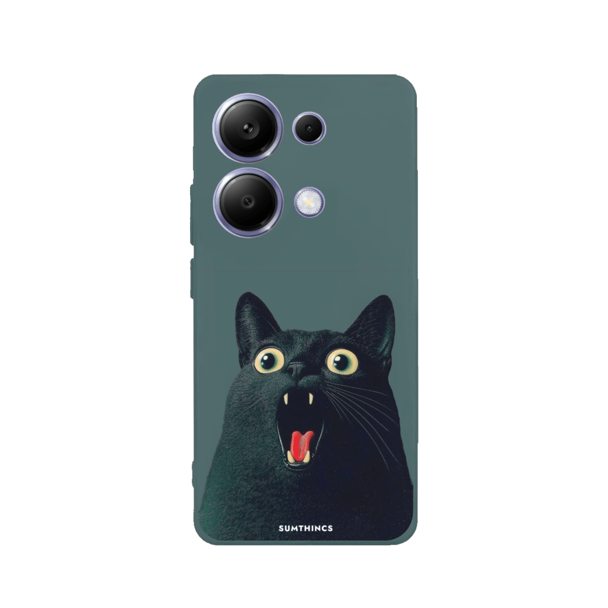 Xiaomi Redmi Note 14 Meoww Premium Telefon Kılıfı Kaktüs Yeşili - SUMTHINCS
