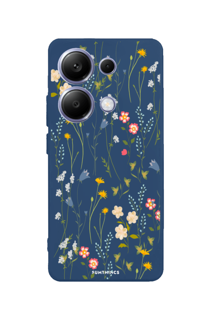 Xiaomi Redmi Note 14 Pro Eternal Garden Premium Telefon Kılıfı Pasifik Mavi - SUMTHINCS