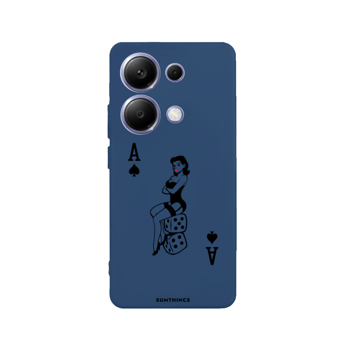 Xiaomi Redmi Note 14 Pro Plus 5G Ace Queen Premium Telefon Kılıfı Pasifik Mavi - SUMTHINCS