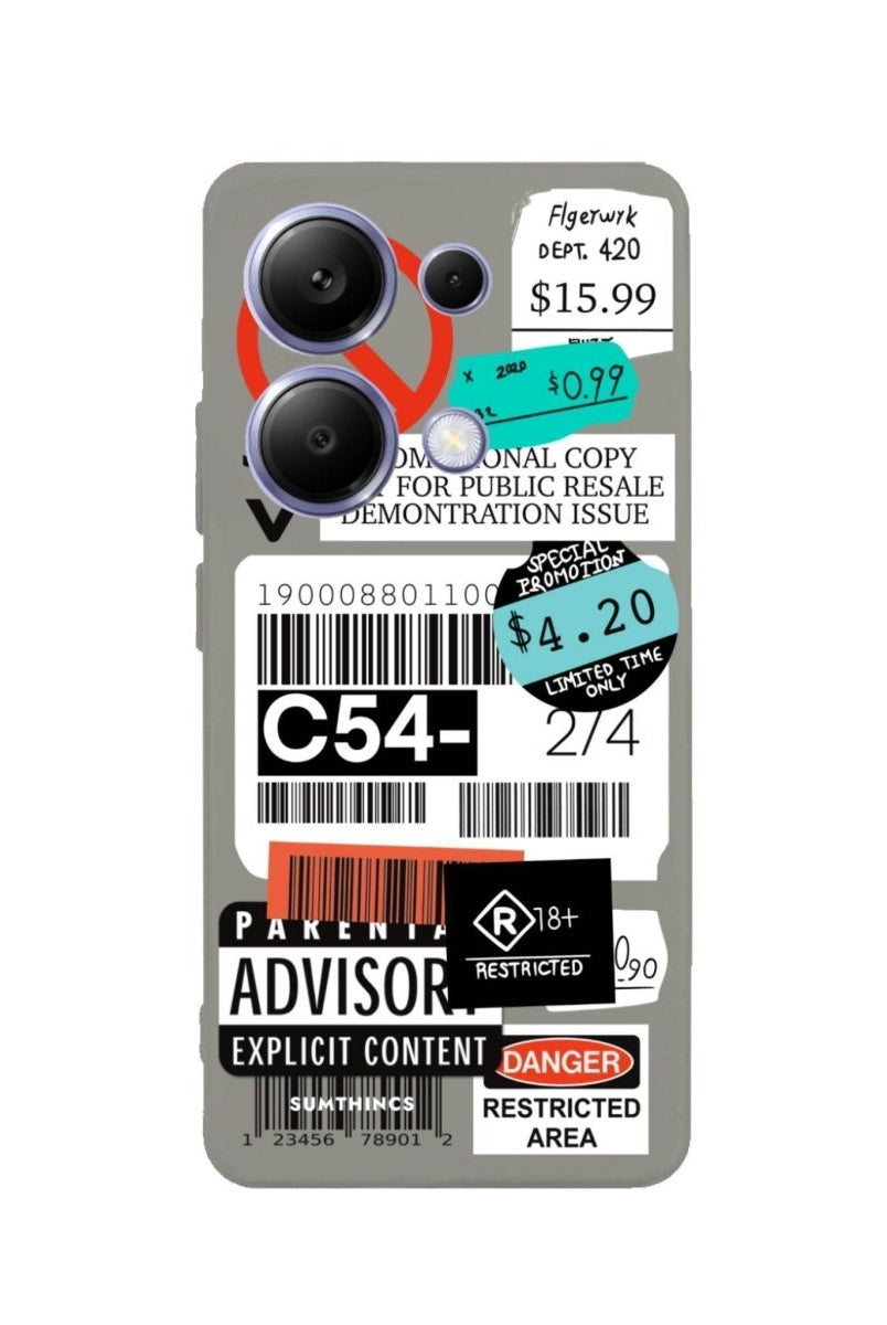 Xiaomi Redmi Note 14 Pro Plus 5G Barcode C54 Premium Telefon Kılıfı - SUMTHINCS