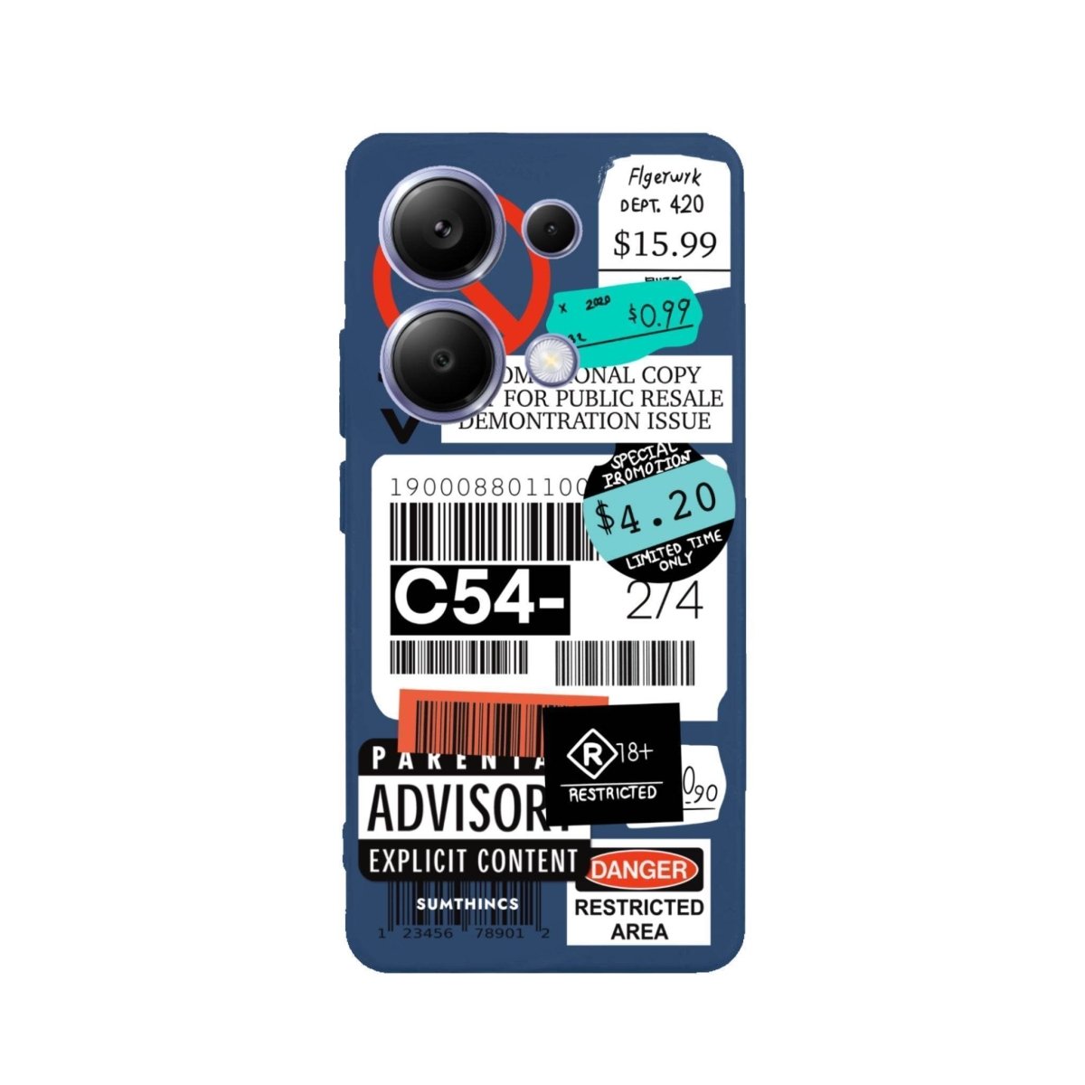 Xiaomi Redmi Note 14 Pro Plus 5G Barcode C54 Premium Telefon Kılıfı - SUMTHINCS
