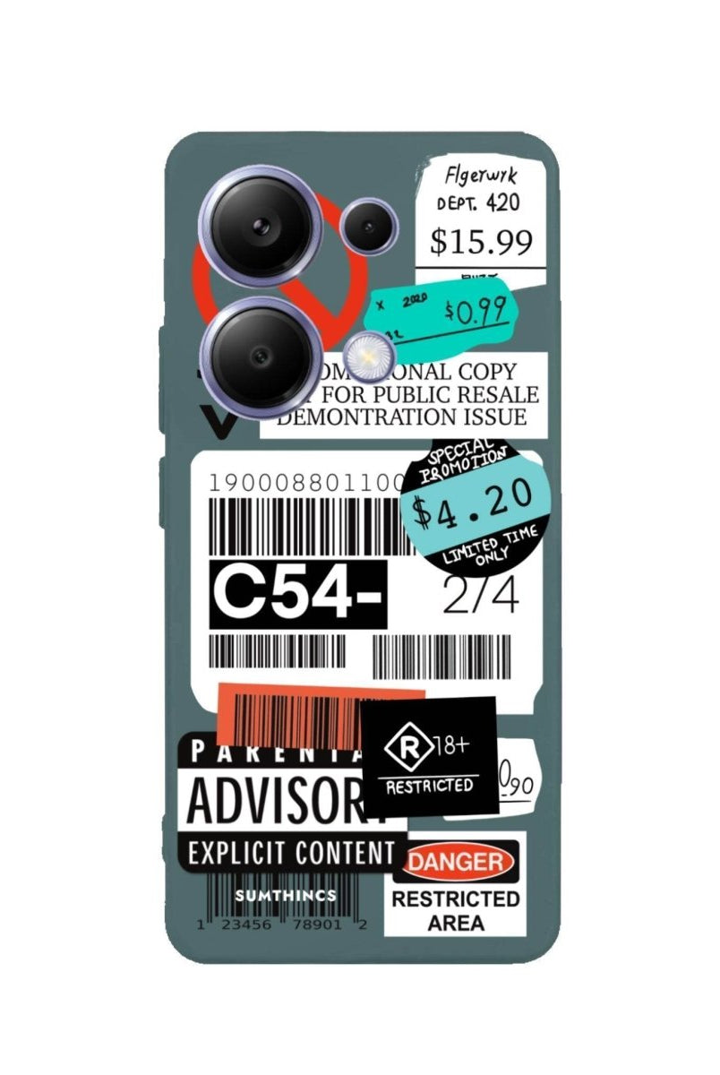 Xiaomi Redmi Note 14 Pro Plus 5G Barcode C54 Premium Telefon Kılıfı - SUMTHINCS