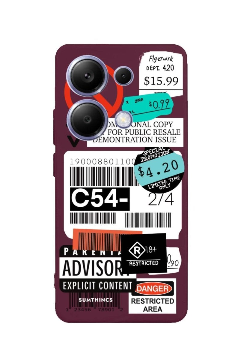 Xiaomi Redmi Note 14 Pro Plus 5G Barcode C54 Premium Telefon Kılıfı - SUMTHINCS