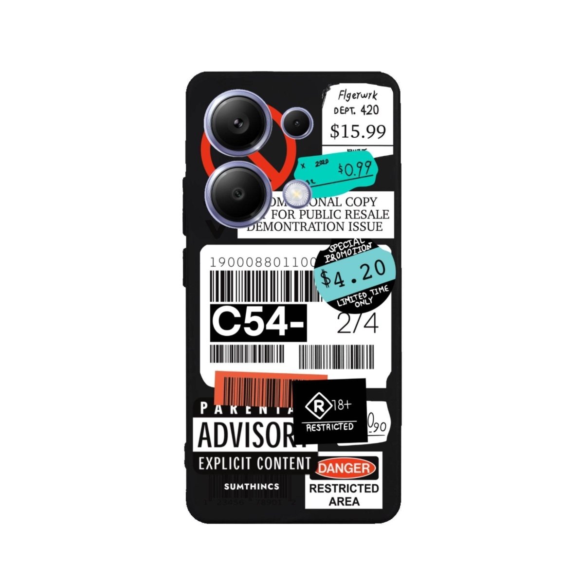 Xiaomi Redmi Note 14 Pro Plus 5G Barcode C54 Premium Telefon Kılıfı - SUMTHINCS