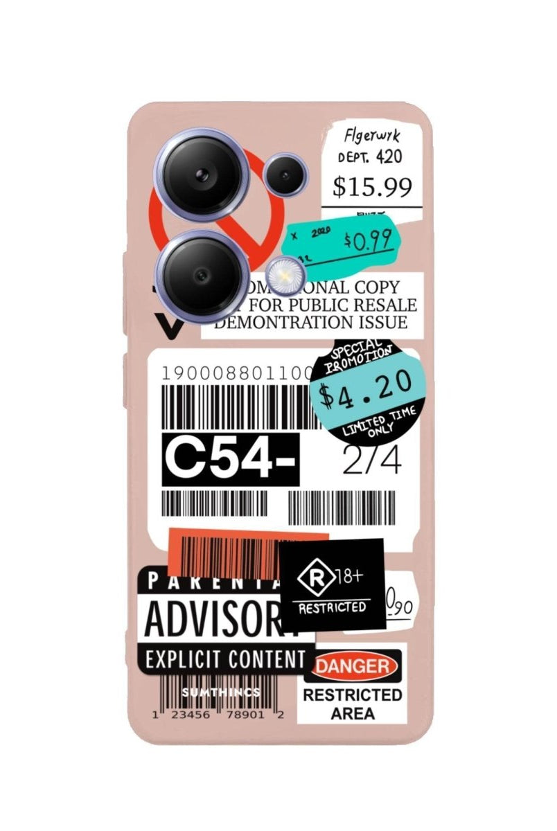 Xiaomi Redmi Note 14 Pro Plus 5G Barcode C54 Premium Telefon Kılıfı - SUMTHINCS