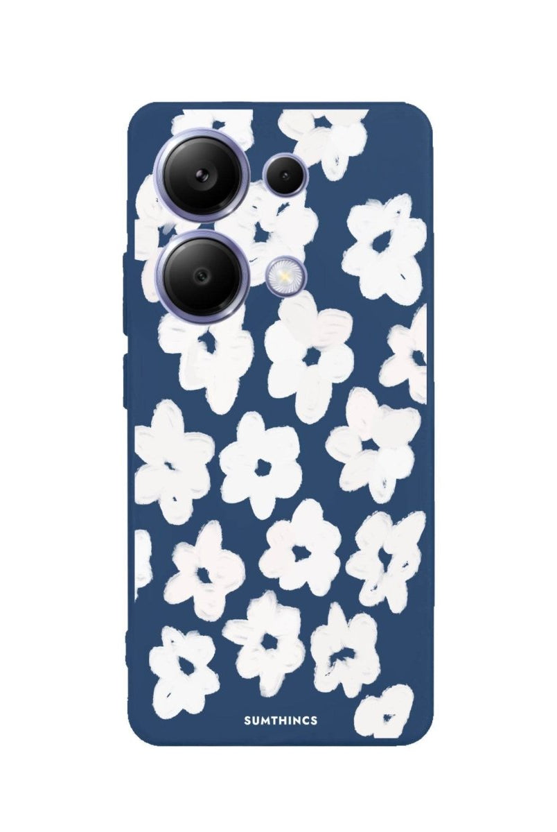 Xiaomi Redmi Note 14 Pro Plus 5G Blossoms Premium Telefon Kılıfı Pasifik Mavi - SUMTHINCS