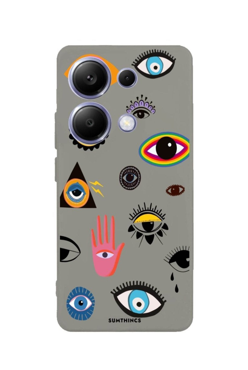 Xiaomi Redmi Note 14 Pro Plus 5G Eye Stickers Premium Telefon Kılıfı - SUMTHINCS
