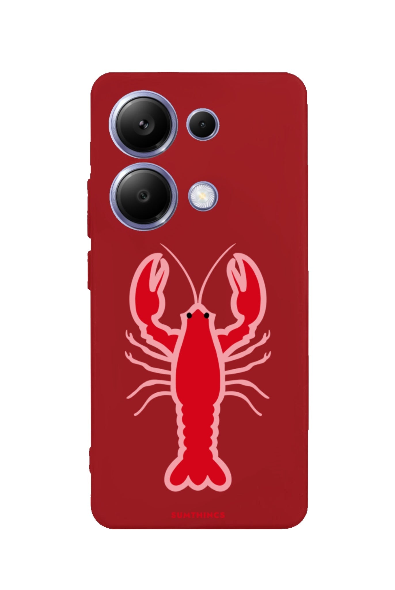 Xiaomi Redmi Note 14 Pro Plus 5G Lobster Premium Telefon Kılıfı Kırmızı - SUMTHINCS