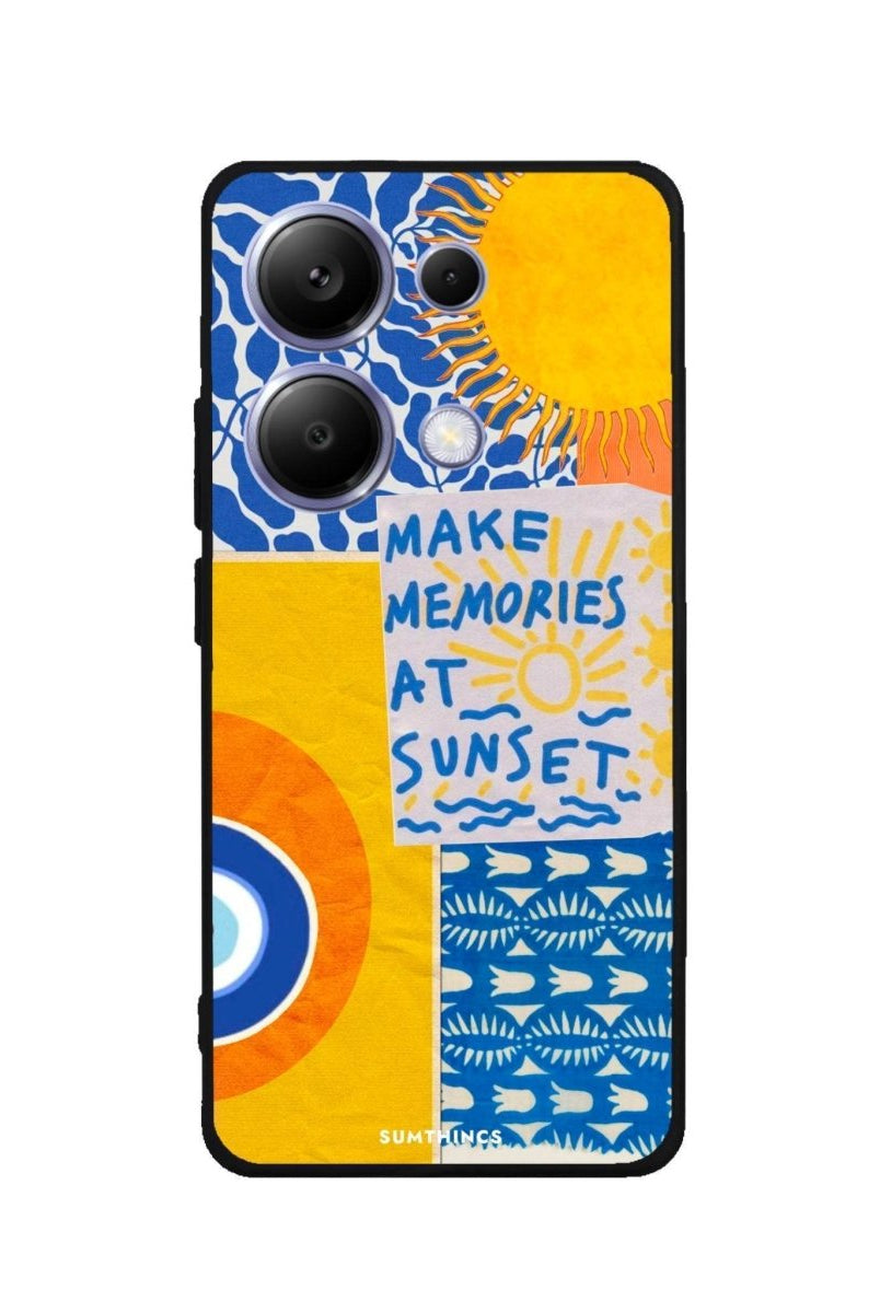 Xiaomi Redmi Note 14 Pro Plus 5G Sunset Collage Premium Telefon Kılıfı - SUMTHINCS