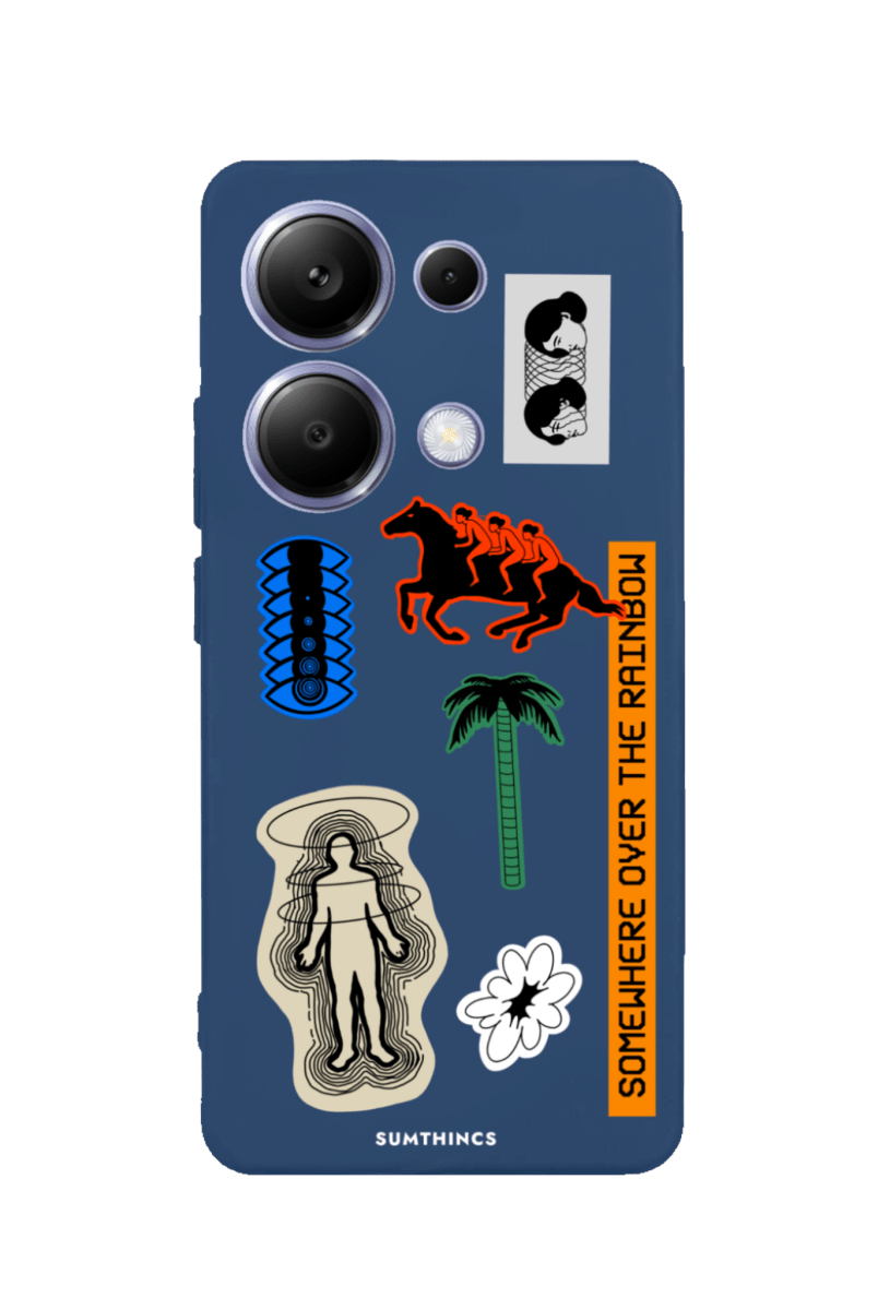 Xiaomi Redmi Note 14 Somewhere Premium Telefon Kılıfı Pasifik Mavi - SUMTHINCS