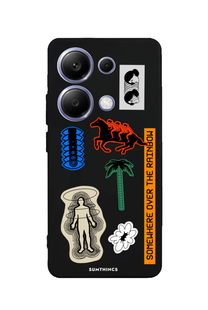 Xiaomi Redmi Note 14 Somewhere Premium Telefon Kılıfı Siyah - SUMTHINCS
