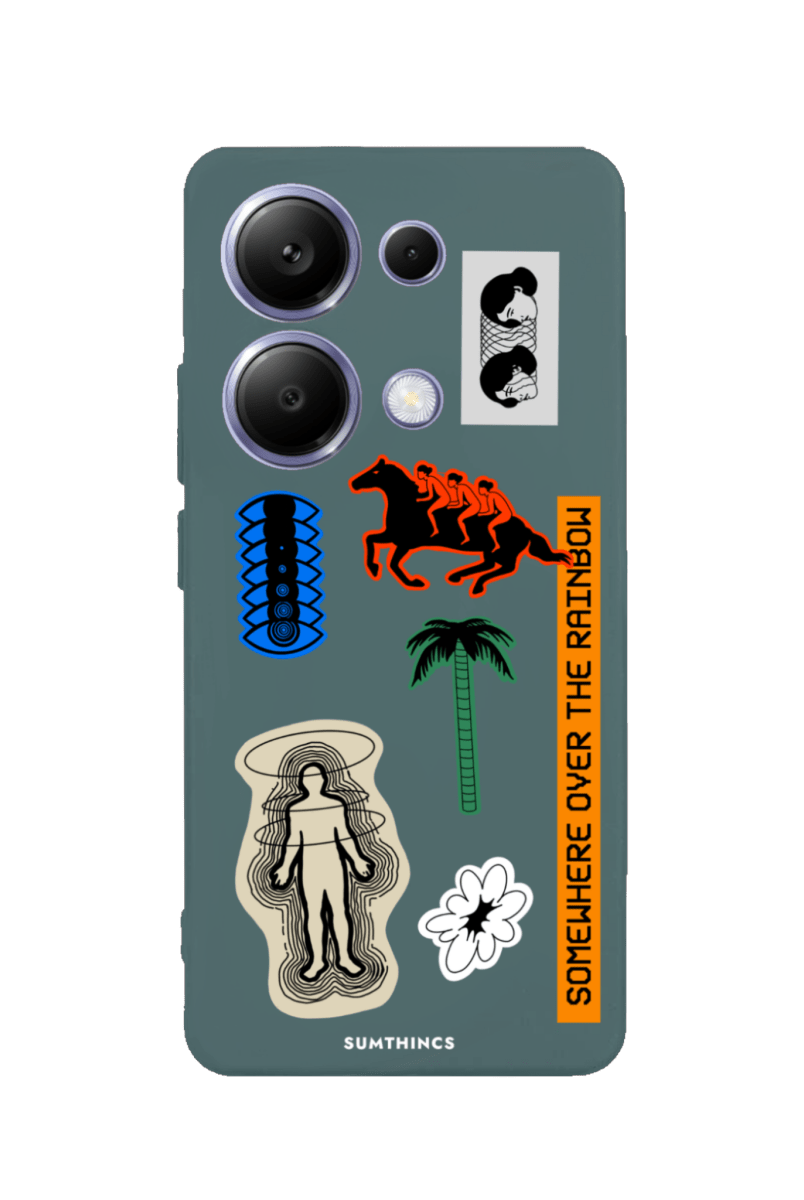 Xiaomi Redmi Note 14 Somewhere Premium Telefon Kılıfı Kaktüs Yeşili - SUMTHINCS