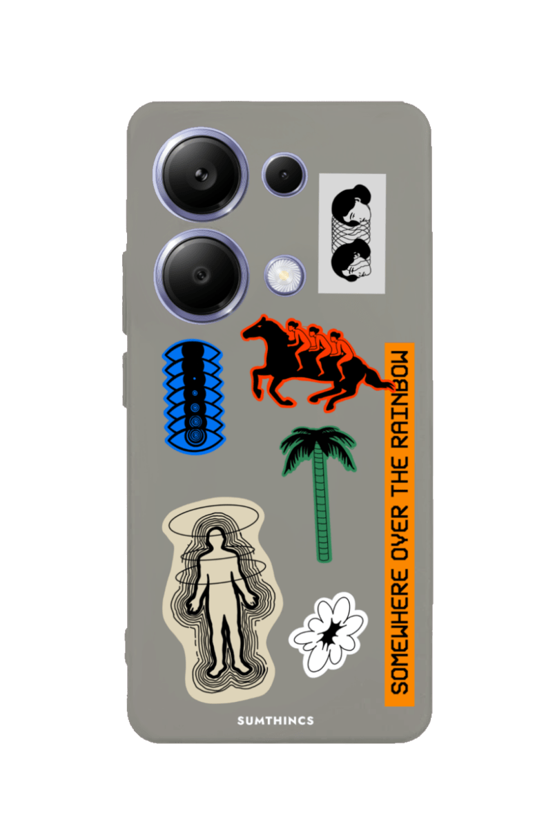 Xiaomi Redmi Note 14 Somewhere Premium Telefon Kılıfı Gri - SUMTHINCS