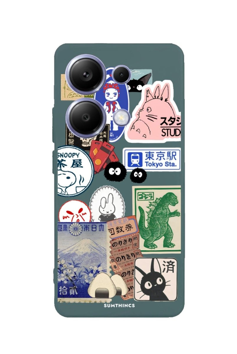 Xiaomi Redmi Note 14 Tokyobook Premium Telefon Kılıfı Kaktüs Yeşili - Sumthincs