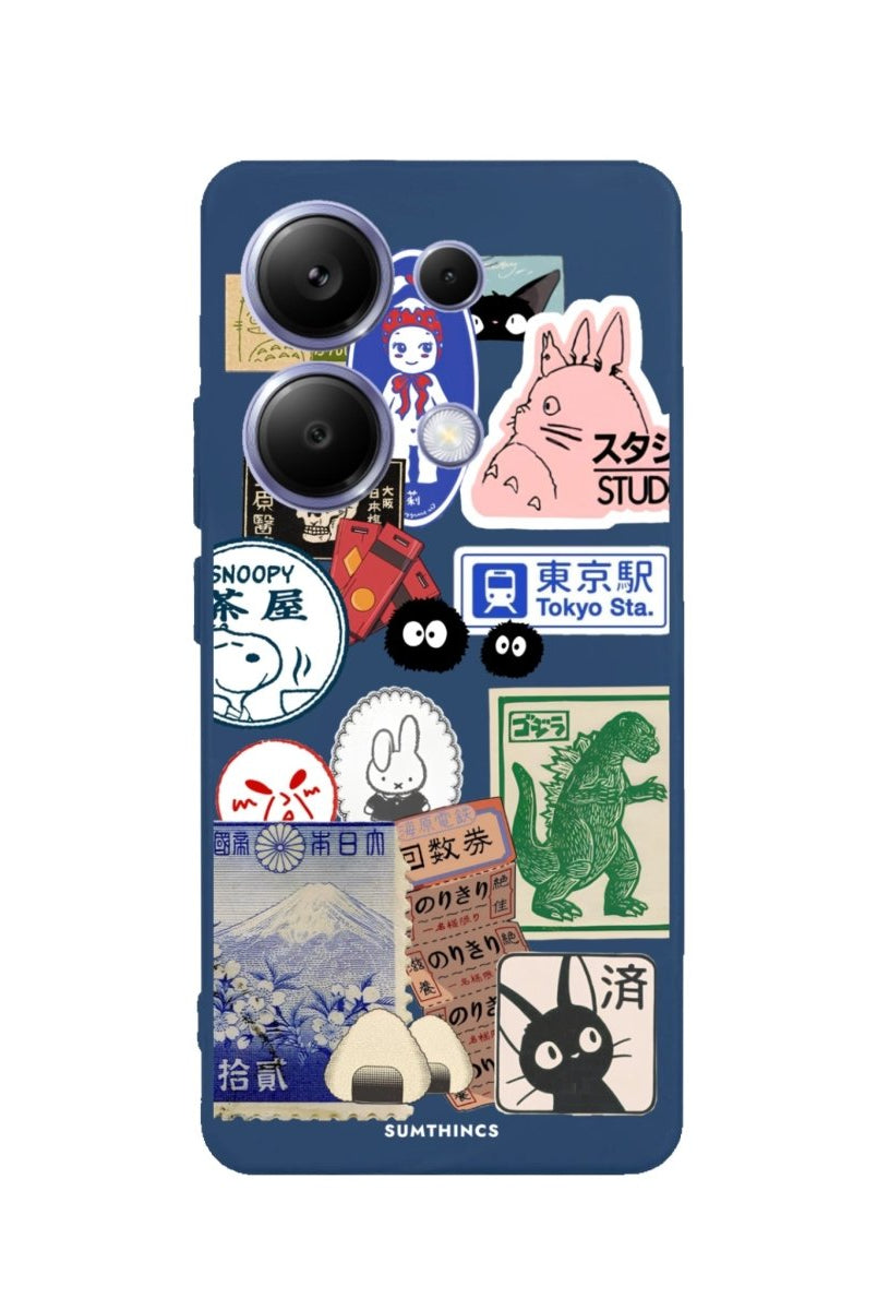 Xiaomi Redmi Note 14 Tokyobook Premium Telefon Kılıfı Pasifik Mavi - Sumthincs