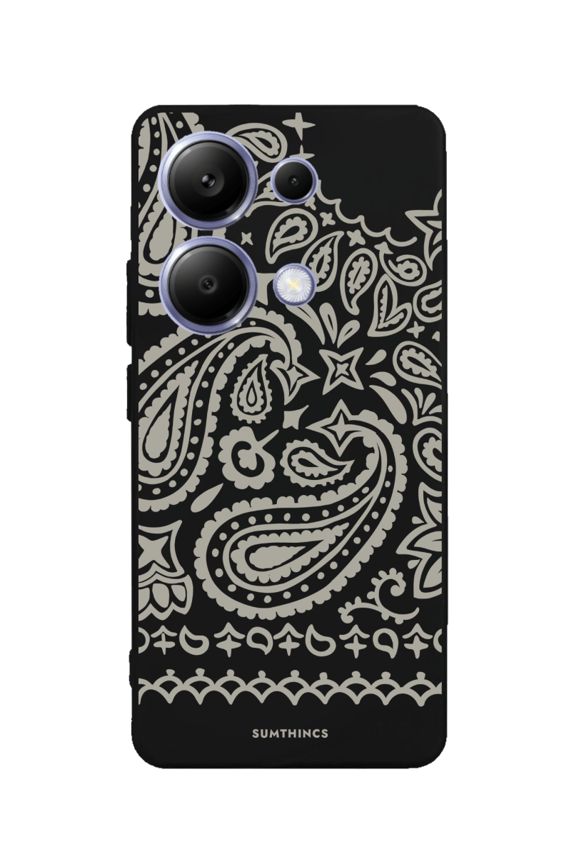 Xiaomi Redmi Note 14 Urban Bandana Premium Telefon Kılıfı Siyah - SUMTHINCS