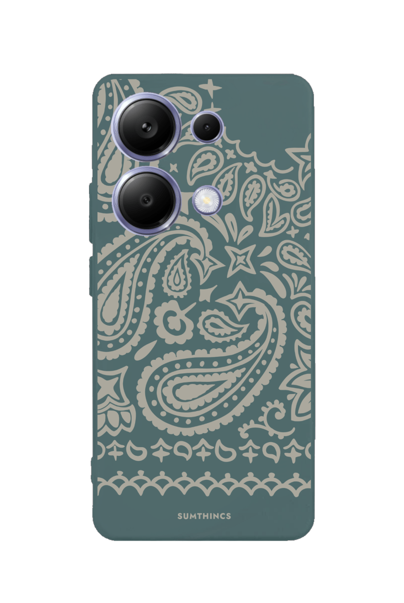 Xiaomi Redmi Note 14 Urban Bandana Premium Telefon Kılıfı Kaktüs Yeşili - SUMTHINCS