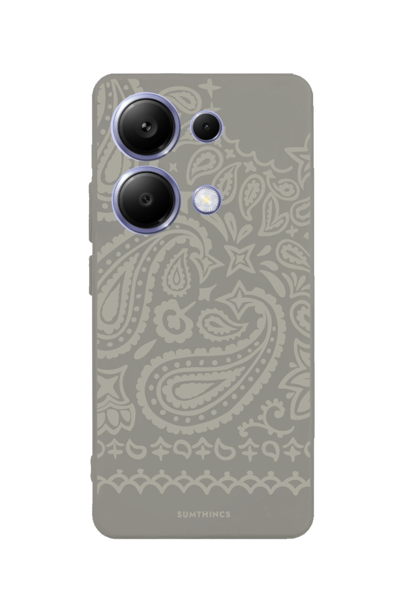 Xiaomi Redmi Note 14 Urban Bandana Premium Telefon Kılıfı Gri - SUMTHINCS