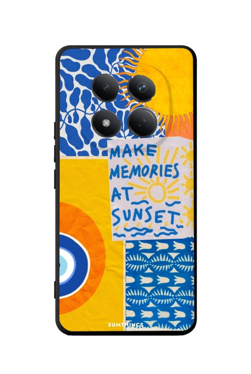 Xiaomi Sunset Collage Premium Telefon Kılıfı - Sumthincs