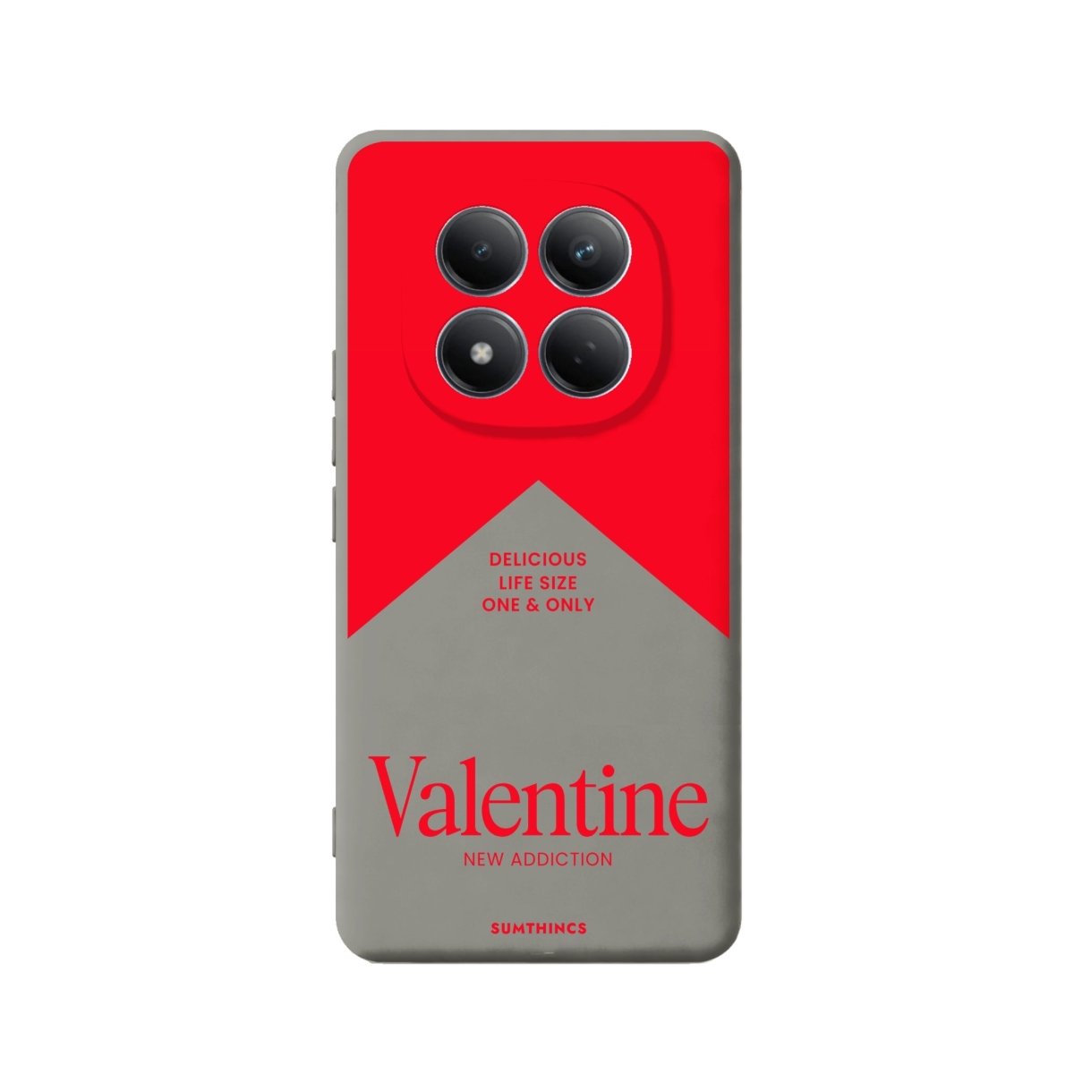 Xiaomi Valentine Premium Telefon Kılıfı Gri - Sumthincs