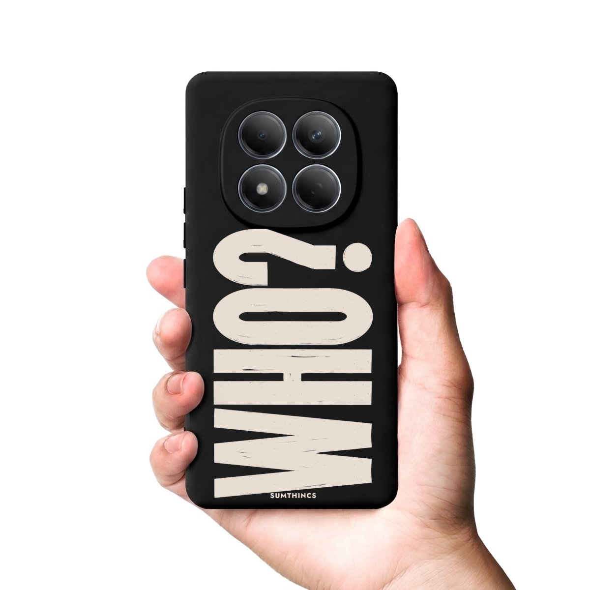 Xiaomi Who? Premium Telefon Kılıfı Gri - Sumthincs
