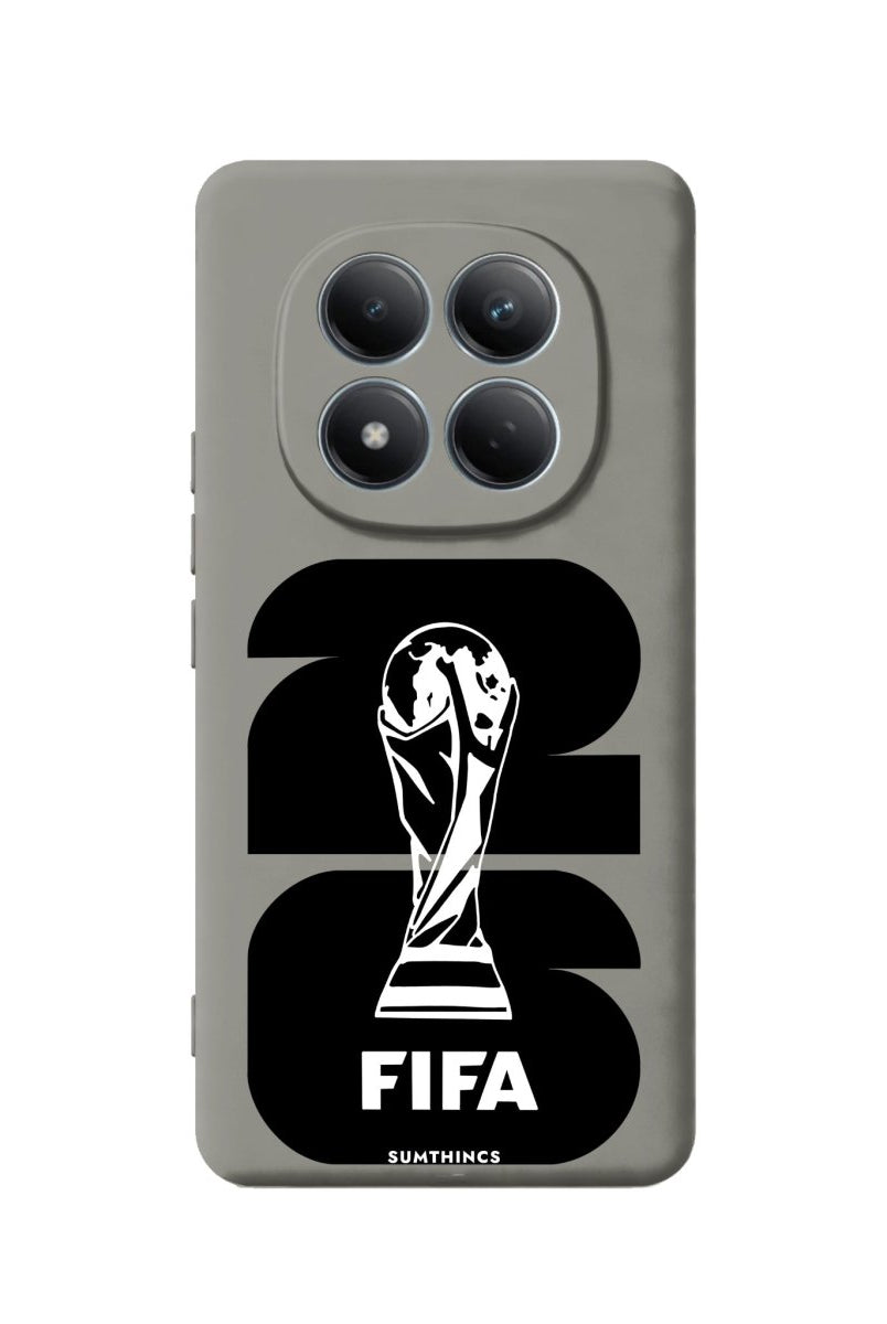 Xiaomi World Cup 26 Premium Telefon Kılıfı Gri - Sumthincs