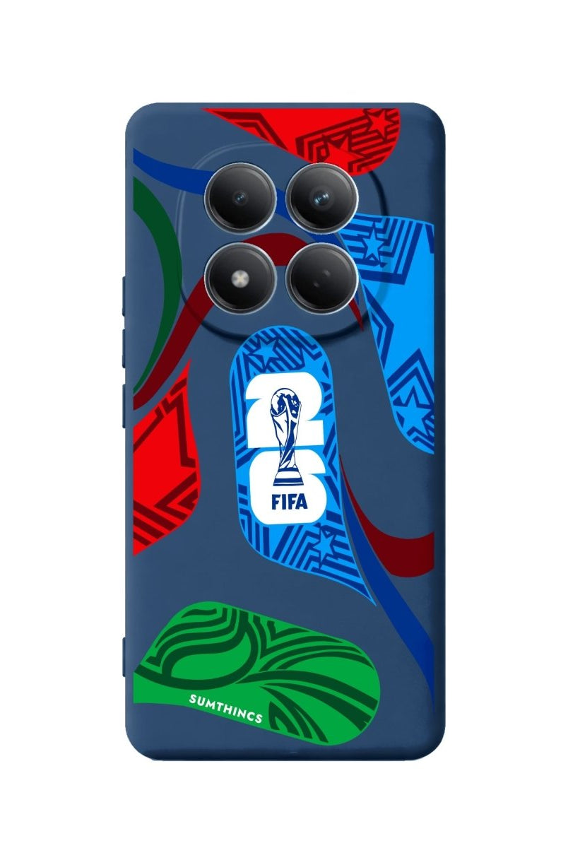 Xiaomi World Cup Ball Premium Telefon Kılıfı Pasifik Mavi - Sumthincs