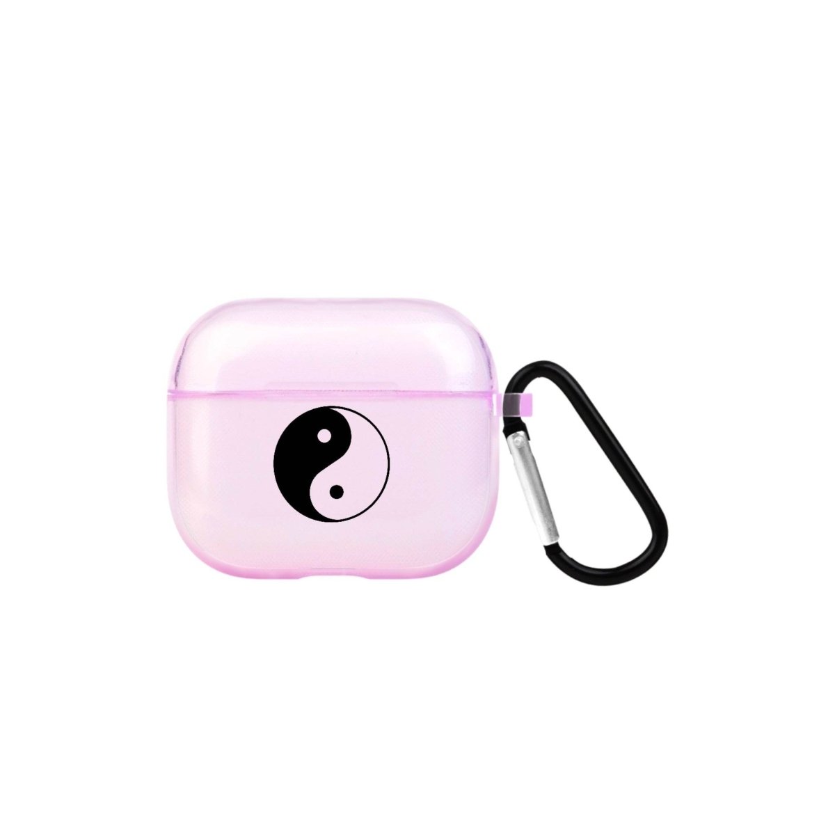 Yin Yang AirPods 3 Şeffaf Silikon Kılıf Lila - SUMTHINCS