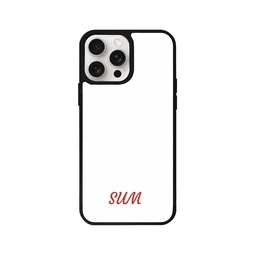 iPhone 11 Palace Kişiye Özel Leather Vegan Deri Telefon Kılıfı - SUMTHINCS